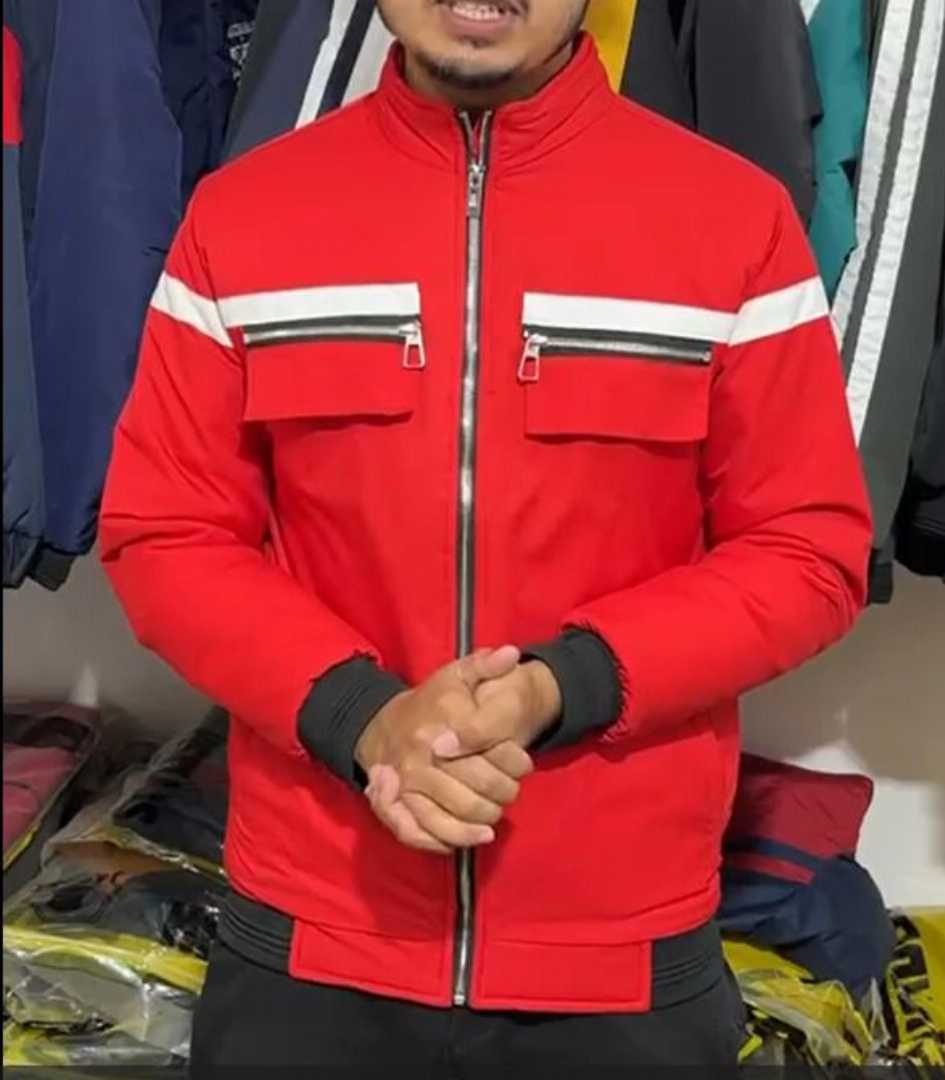 Man's,Premium,Jacket,Red